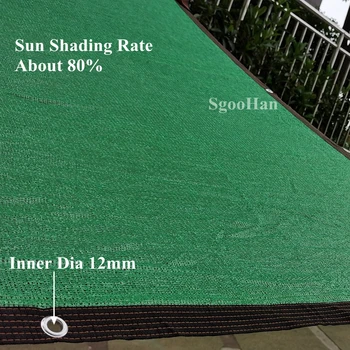 Anti-UV HDPE Žalia apsauga nuo saulės Sun Net Lauko skėtį nuo saulės Ju Sodo Prieglobstį Baldakimu Sultingi Augalų Pavėsinė Balkonas Atspalvį Užskaitos Medžiaga