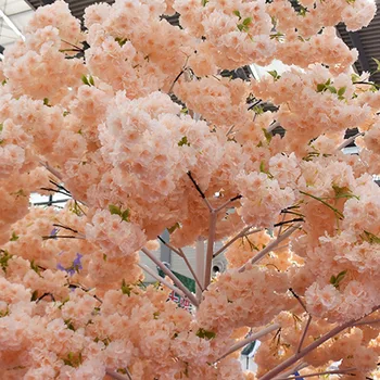 120cm Didelis Šifravimo Šilko Cherry Blossom Dirbtinių Gėlių Ravėjimas Arkos Apdaila Fone Vyšnių Filialas Wisteria Vynuogių Persikų