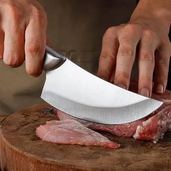 Nerūdijančio Plieno Virtuvės Deboning Peilis Rankų Darbo Žvejybos Peilis Mėsininko Peilis Mėsininko Peilis Lauko Mėsininko Peilis Peilis Drožtukas