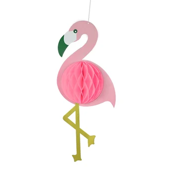 Havajų Luau Šalis Flamingo Korio Kamuolys Popieriaus Pompoms Gėlių Žibintų Kabo Dekoro Vasaros Atogrąžų Šalies Prekių