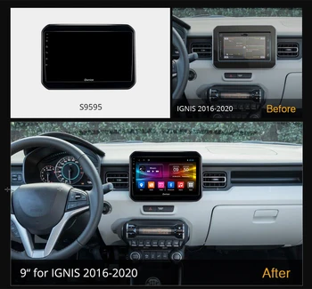 Ownice Android 10.0 6G+128G Automobilio Radijas Stereo SUZUKI IGNIS 2016 - 2020 Auto Garso GPS 4G LTE Sistema, galvos vienetas 1280*720