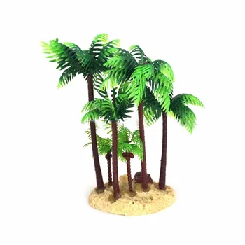 14cm Kokoso Palmių Miniatiūriniai Bonsai Augalų Amatų Micro Kraštovaizdžio PASIDARYK pats Dekoras