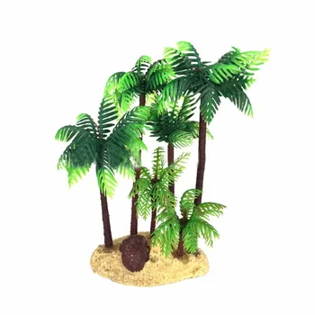 14cm Kokoso Palmių Miniatiūriniai Bonsai Augalų Amatų Micro Kraštovaizdžio PASIDARYK pats Dekoras