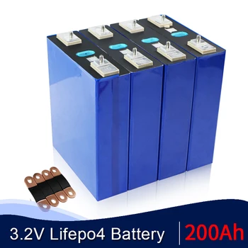 OYE klasės 4PCS 3.2 V 200Ah lifepo4 Baterija 12V200AH 24V200AH ląstelių Ličio Geležies Fosfato saulės elementų paketą ES MUMS tax free