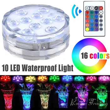 1 Set Vandeniui LED Kaljanas Šviesos RGB Spalvų Nuotolinio Valdymo Belaidžio Shisha apšvietimo,naudojamos shisha kaljanas aksesuarai