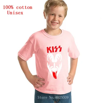 Berniukų, Mergaičių su Gimtadieniu KISS_2 Spausdinti Animaciją marškinėliai Vaikams trumpomis Rankovėmis T-shirt Baby Juokinga Drabužiai
