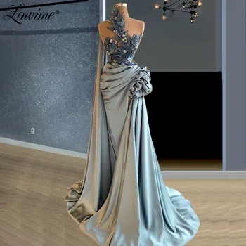 Couture Aplikacijos Zawalcowany Undinė Vakaro Suknelės Arabų Šalis, Chalatai Dubajus Turkijos Dubajus Artimųjų Rytų Moterų Oficialų Suknelė 2021 Rūbeliai