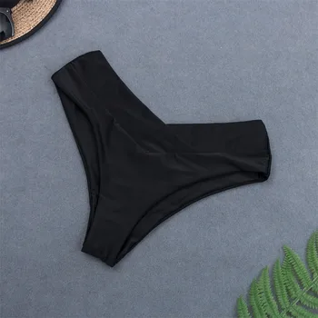 Juodas Bikini Panty Moterų Plaukti Apačioje Seksualus Mažas Juosmens Bikini Bottom