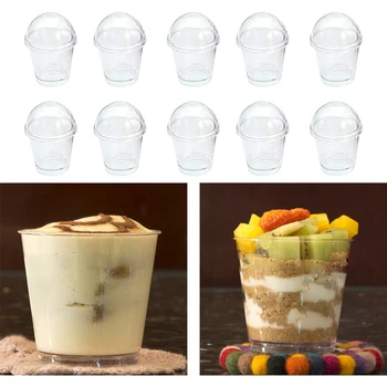 20pcs/set Modeliavimas Frappuccino Ledų Kavos Puodelio Šalto Doming Dangčio Miniatiūriniai Lėlių Vienkartiniai Putėsiai Mini Pudingas