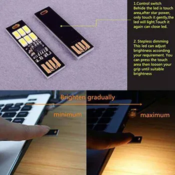 5 vnt USB Šviesos 