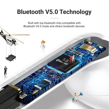 Naujas i7Mini TWS Belaidės Ausinės Bluetooth 5.0 Ausines sporto Ausinių laisvų Rankų įranga Su Įkrovimo lauke Ausinių Visiems Išmaniųjų telefonų
