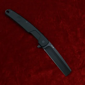 LEMIFSHE Pagamintas T-Skutimosi Aliuminio N690 sulankstomas peilis rutulinis guolis lauko taktinių kempingas medžioklės EDC peilis įrankis