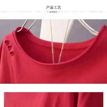 Medvilniniai marškinėliai trumpomis Rankovėmis Moteris Studentų korėjos Prarasti Moterų Naujos Mados Vasaros Pusė Rankovėmis T-shirt Y2k Anime Harajuku Viršūnės
