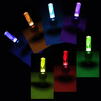 Dviratis Dviračio Šviesos diodų (LED Šviesos Kalbėjo Mirksi Lemputė Švyti Stick LED Žibintai, Lauko Dviračio Rato Šviesos Dviračių Priedai