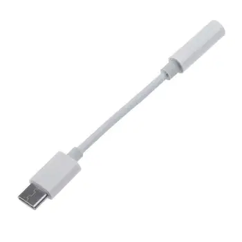 Nešiojamas USB-C C Tipo 3,5 mm Jack Ausinių Kabelį Audio Aux Kabelis Adapteris, Skirtas 