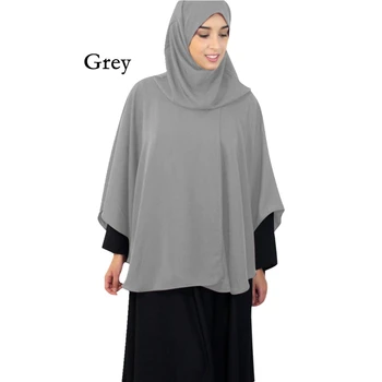 Mados Musulmonų Moterys Hijab Orinės Malda Suknelė Niqab Šalikas Islamo Jilbab Burka Didelis Skaros, Topai Marškinėliai Ramadanas Pamaldos