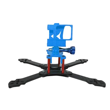 3D Spausdinimo TPU Fotoaparato tvirtinimo Adapteris Fiksuotojo Bazę GOPRO Veiksmo Kamera OWL215 Rėmo Rinkinį 