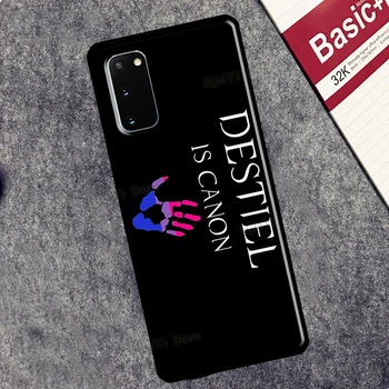 Biseksualių Pasididžiavimas Destiel Soft Case For Samsung Galaxy S10 S9 S8 10 Pastaba Plius 20 Pastaba Ultra S20 FE S21 Telefono Dangtelį
