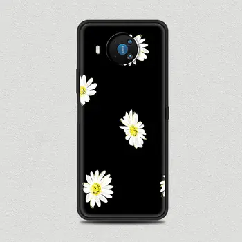 Telefono dėklas, skirtas Nokia 2.2 2.3 3.2 4.2 6.2 7.2 1.3 5.3 8.3 2.4 3.4 C3 C5 Endi C2 tenen Korpuso Dangtelį Coque Mielas Gėlių Daisy