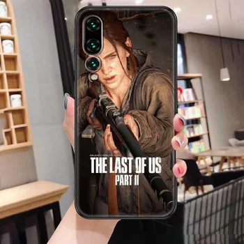 Žaidimas Paskutinis Mūsų Telefoną atveju Huawei P Mate P10 P20 30 P40 10 20 Smart Z Pro Lite 2019 juoda tendencija funda meno hoesjes