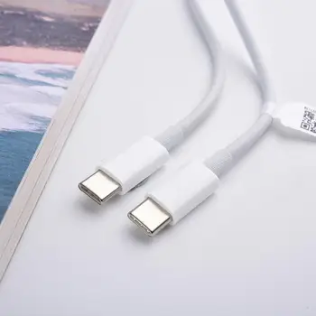 150cm Xiaomi USB-C USB-C Duomenų Kabelis 3A PD Greitai Imti Mi 10 Pro 10T 10U Poco F1 Xiaomi Pro Oro Sąsiuvinis Redmibook 14 16