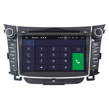 Carplay Android10 Automobilio DVD grotuvas GPS Navigacija Galvos vienetas Hyundai I30 Elantra GT 2012+ Multimedia grotuvas radijo magnetofonas