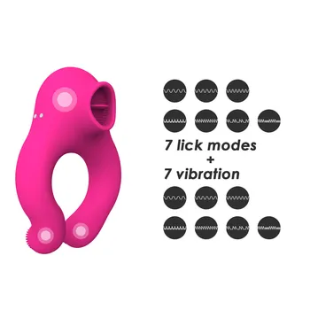 Nuotolinio valdymo vibratorius Čiulpti & Lyžis Spenelių Gyvis Klitorio Stimuliatorius siurbimo liežuvio vibratorius, sekso žaislai poroms