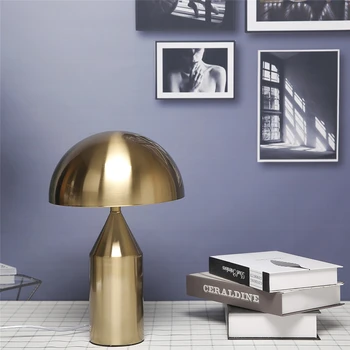 Šiuolaikinės Metalo Grybų Staliniai Šviestuvai Italija Replika Dizaineris Stalo Lempa, Miegamojo Geležies Lentelė Žibintai LED stalo lempa dekoro Įrenginiai