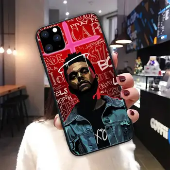 Yinuoda The Weeknd soft black telefono dėklas funda 