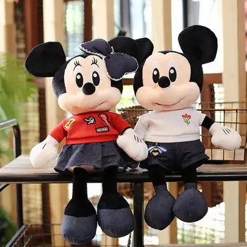 60-100cm Disney Pora Mickey Mouse Minnie Lėlės, Pliušiniai Žaislai, Vaikų Gimtadienio Dovanos Vienas, Kad Gali Jus Nustebinti Pliušinis Lėlės