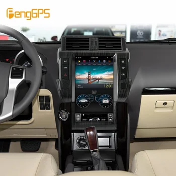 128G Android 9.0 Tesla Stiliaus Vertikalus Ekranas Toyota Land Cruiser 150 Prado M+ CarPlay GPS Radijas Auto Stereo Galvos Vienetas