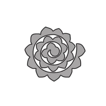 GG0430 Sluoksniuotos Žiedų Metalo Pjovimo Miršta Gėlės, Gėlių Štampai, Skirti 