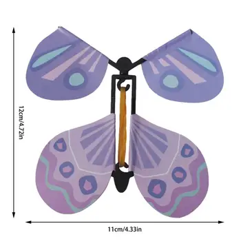 Magija Skraidantis Drugelis Apgauti Žaislų Fėja Plaukioja Knygos Butterfly Gumos Juosta Varomas Vėjo Iki Drugelis Žaislas Įdomus Dovana Vaikams