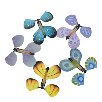 Magija Skraidantis Drugelis Apgauti Žaislų Fėja Plaukioja Knygos Butterfly Gumos Juosta Varomas Vėjo Iki Drugelis Žaislas Įdomus Dovana Vaikams
