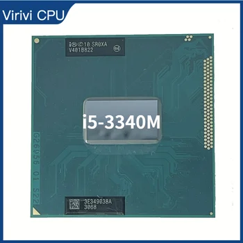 Intel Core i5-3340M i5 3340M SR0XA 2.7 GHz Dual-Core Quad-Sriegis CPU Procesorius 3M 35W Lizdas G2 / rPGA988B