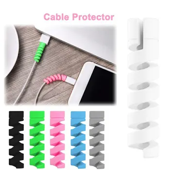 2-10vnt Kabelis Protector, iPhone Įkroviklio Apsauga USB įkrovimo kabelis Laido Saugiklis valdymo kabelis USB kabelis organizatorius
