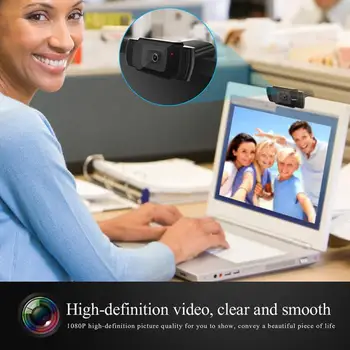 480/1080P su automatinio Fokusavimo funkcija HD Kamera, Fotoaparatas, USB Sukiojamomis Su Mikrofonu Fotoaparatą, Nešiojamąjį kompiuterį Darbalaukio Vaizdo skambučius Konferencijos Darbą