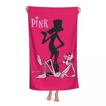 Mielas Pink Panther plaukimo veido rankšluostį Mikropluošto Sugeriamųjų vonios kambarys Paplūdimio rankšluostį Mielas Pink Panther quick dry Vonia Rankšluostį