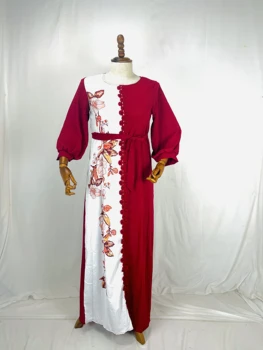5 Spalvų Didelis Kiekis Naujų Afrikos Drabužių, Siuvinėjimas Su Deimantu, Ilga Suknelė Dashiki Lady
