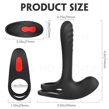 Nuotolinio Valdymo 9 Greičių Vibruojantis G-Taško Klitorio Vibratorius Vyrų Varpos Žiedas Atidėti Ejakuliacija Cockring Sekso Žaislas Vyrams Gėjų Pora