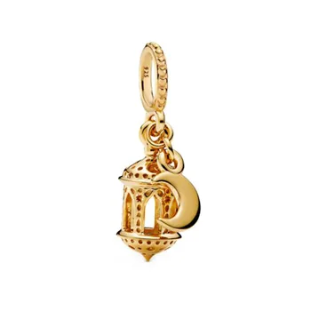 Mados Nauja 925 Sterlingas Sidabro Karoliukai Aukso Bičių Žavesio Tinka Originalus Pandora Pakabukai Apyrankės Moterims 