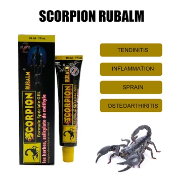 Skorpionas Tepalas Galingas, Efektyvus Paramos Raumenų Skausmas, Galvos Skausmas, Neuralgia Rūgšties Stazė Reumatas, Artritas Kremas