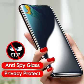 Anti-spy Grūdintas Stiklas huavei 30 p20 lite pro garbės 10i 10 20 lite Anti-Peep Privacy Screen Protector už garbę 20s 20pro