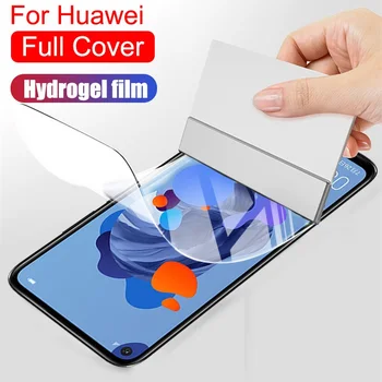 HD Ekrano Apsaugos Huawei 30 Lite P20 Pro P40 Hidrogelio Filmas 