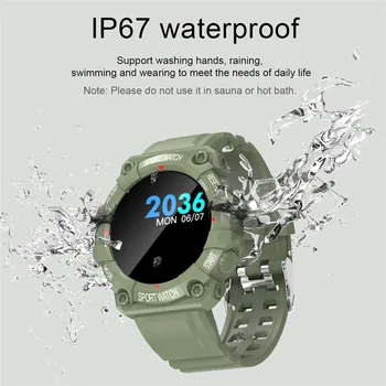 FD68 Smart Žiūrėti Sveikata Stebėti Smartwatch Vandeniui Smart Laikrodžiai Riešo, Ultra-ilgai veikiant Budėjimo režimu, Sporto Juosta, Skirta 