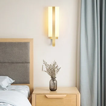 LED Siena lempos, modernus minimalistinio eilėje šviesos prabangus miegamasis lempos asmenybės kūrybos svetainė, TV foną, sienos lempos