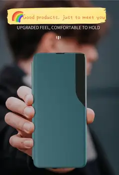 Magnetinio Flip Cover Išmaniųjų Telefonų Atveju oda Huawei P40 Pro 30 Lite E P20 P Smart 2019 2020 Mate 20 pabusti miego Peržiūrėti fundas