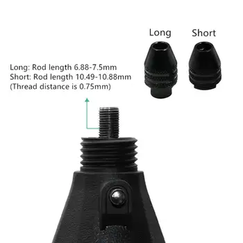 Naujas 0.3-3.2 mm Gręžimo Collet Rotaciniai Įrankiai Elektriniai, Šlifavimo Chuck Už Dremel Gręžimo Universalus Griebtuvas Gręžimo Priedų Mini Tvirtinimo