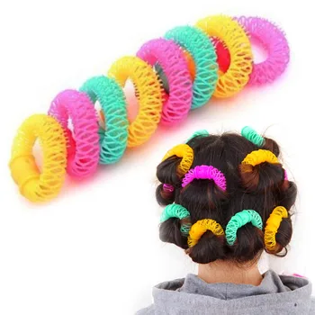Hairdress Magic Hair Curler Spiralės Garbanos Roller Spurgos Curl Plaukų Formavimo Įrankis, Plaukų Aksesuarų, 
