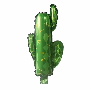 50pcs Mini Žalia Simbolį Formos Meksikos Kaktusas Folija Balionas Lauko Festivalis Botanikos Vasarą Šalies Apdaila Oro Globos Žaislai